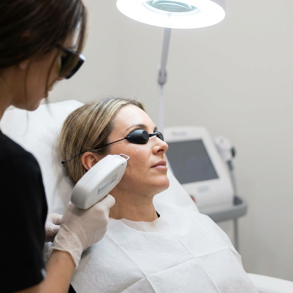 Laser hair removal FACE